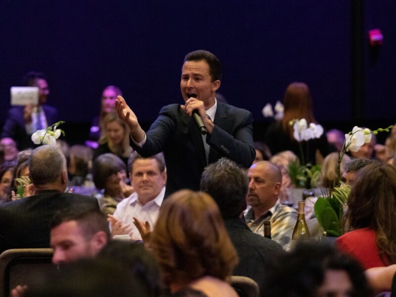 live auction led by Freddie Silveria